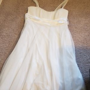 White prom dress